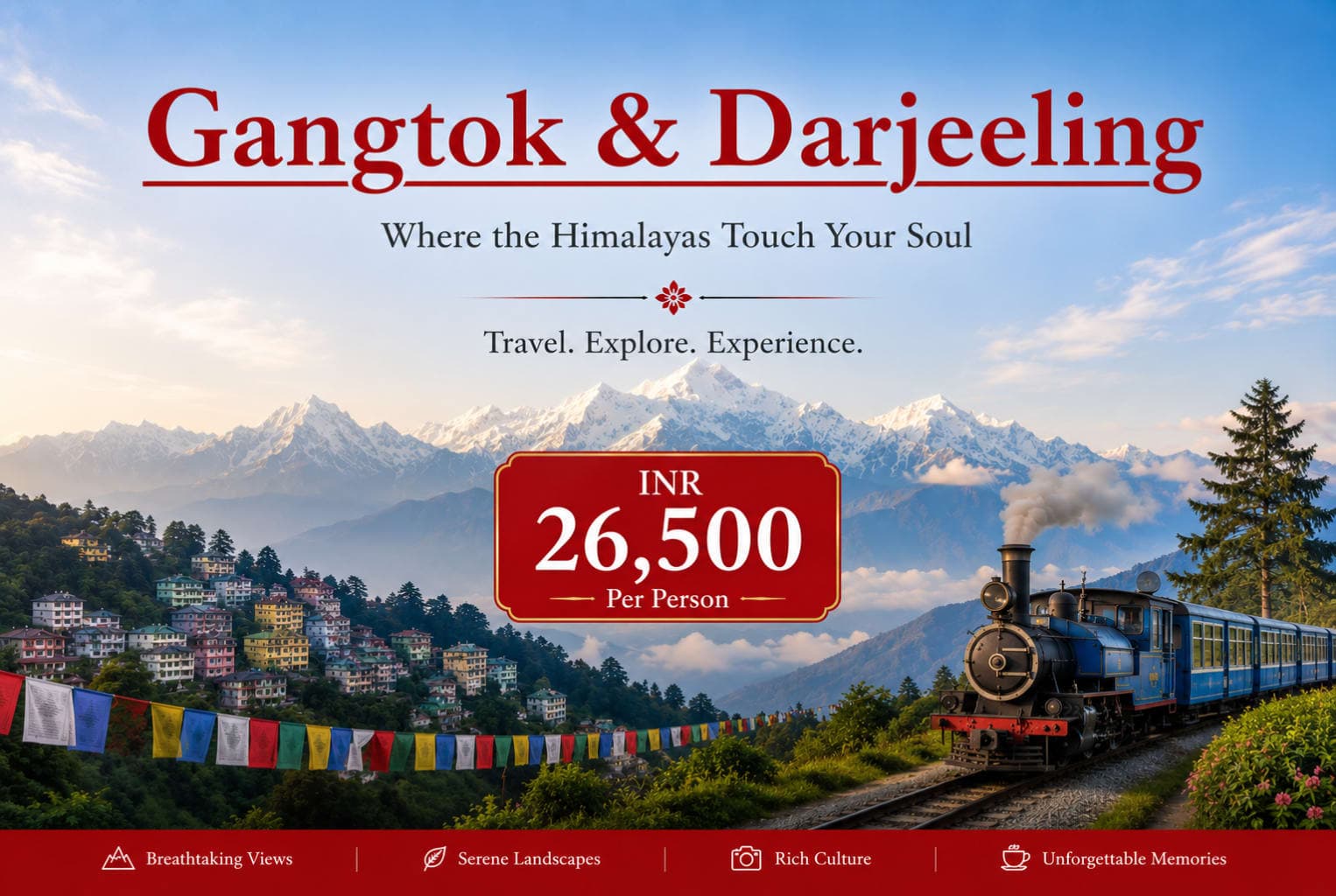 Eastern Himalayan Delight: Gangtok, Pelling & Darjeeling